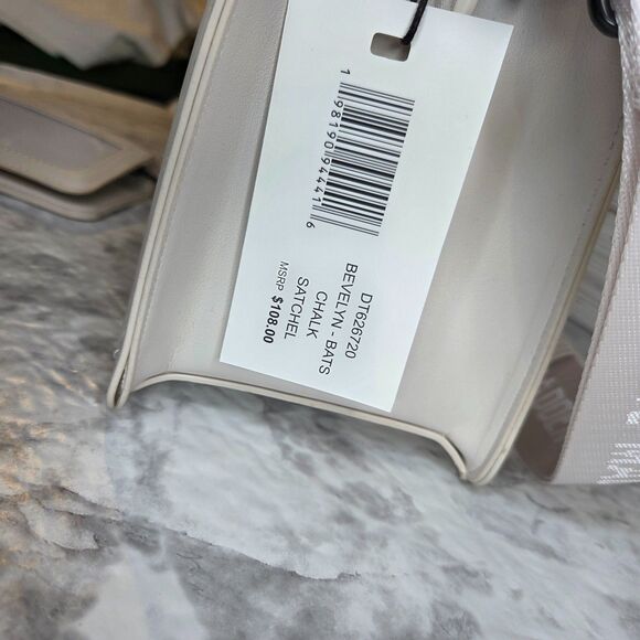 Steve Madden Bevelyn Chalk Satchel Halloween Bats Bag With Wallet TikTok Viral - Picture 3 of 8